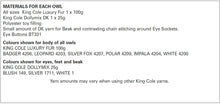 Load image into Gallery viewer, King Cole Luxury Fur Knitting Pattern - Baby Owls (9122)