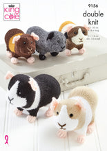 Load image into Gallery viewer, King Cole Double Knit Knitting Pattern - Guinea Pigs (9156)