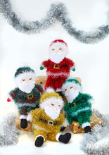 Load image into Gallery viewer, King Cole Tinsel & DK Knitting Pattern - Sleeping Santa (9163)