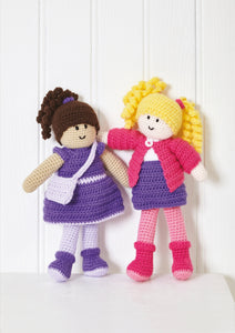 King Cole Amigurumi Crochet Pattern – Doll Toys (9174)