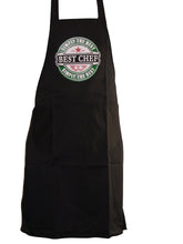 Load image into Gallery viewer, Novelty 'Best Chef' Black Full Apron