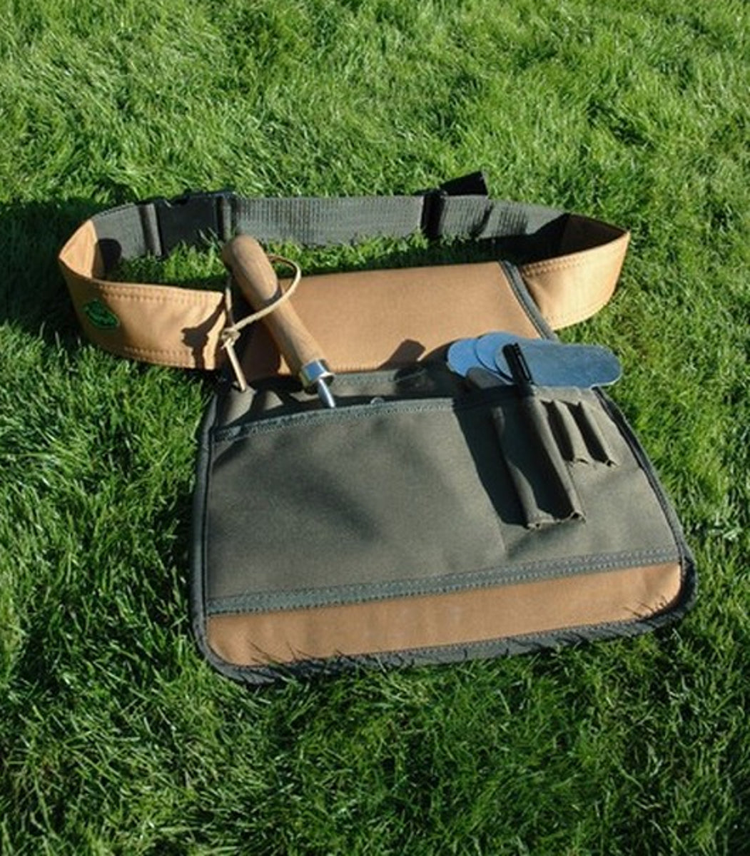 Adjustable Gardening Tool Belt 35cm x 35cm (Khaki & Brown) Mill Outlets