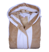 Load image into Gallery viewer, https://images.esellerpro.com/2278/I/101/535/HC01300-slenderella-striped-robe-sand.jpg