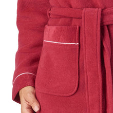 Load image into Gallery viewer, https://images.esellerpro.com/2278/I/165/181/HC2328-slenderella-boucle-fleece-wrap-dressing-gown-raspberry-close-up-2.jpg