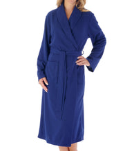 Load image into Gallery viewer, https://images.esellerpro.com/2278/I/191/934/HC3301-slenderella-ladies-waffle-dressing-gown-navy-1.jpg