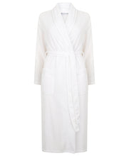 Load image into Gallery viewer, https://images.esellerpro.com/2278/I/191/934/HC3301-slenderella-ladies-womens-waffle-robe-dressing-gown-white.jpg