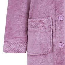 Load image into Gallery viewer, https://images.esellerpro.com/2278/I/182/469/HC4301-slenderella-ladies-button-up-robe-dressing-gown-house-coat-heather-close-up-2.jpg