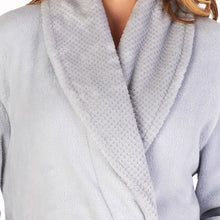 Load image into Gallery viewer, https://images.esellerpro.com/2278/I/182/714/HC4302-slenderella-ladies-shawl-collar-robe-dressing-gown-house-coat-grey-close-up-1.jpg