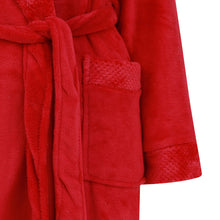 Load image into Gallery viewer, https://images.esellerpro.com/2278/I/182/714/HC4302-slenderella-ladies-shawl-collar-robe-dressing-gown-house-coat-red-close-up-2.jpg