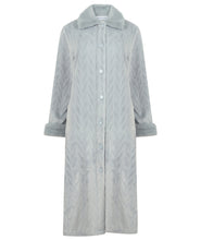 Load image into Gallery viewer, https://images.esellerpro.com/2278/I/183/994/HC4336-slenderella-ladies-faux-fur-collar-button-up-robe-housecoat-dressing-gown-grey.jpg