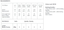 Load image into Gallery viewer, James Brett Chunky Knitting Pattern - Ladies Jacket (JB698)
