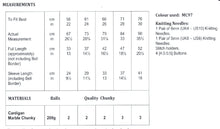 Load image into Gallery viewer, James Brett Chunky Knitting Pattern - Girl's Cardigan (JB700)