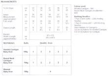Load image into Gallery viewer, James Brett Aran Knitting Pattern - Baby Cardigans & Blanket (JB784)