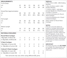 Load image into Gallery viewer, Double Knitting Pattern for Baby's Lacy Cardigans (UKHKA 169)