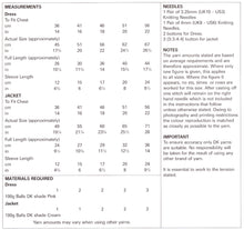 Load image into Gallery viewer, UKHKA 199 Double Knitting Pattern - Baby Lace Jacket & Dress