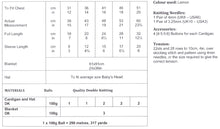 Load image into Gallery viewer, UKHKA 210 Double Knit Knitting Pattern - Baby Cardigan Hat & Blanket