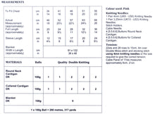 Load image into Gallery viewer, UKHKA 211 Double Knit Knitting Pattern - Baby Lace Cardigans & Blanket