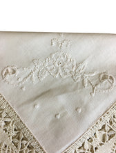 Load image into Gallery viewer, Vintage Cluny Lace Pair of Napkins - 18" Square (Ecru)