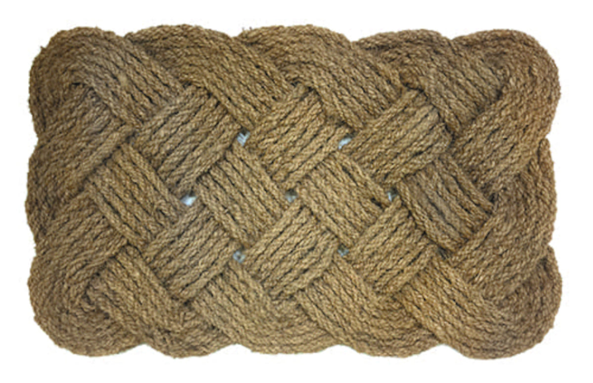 All Natural Coir Woven Rope Mat (75cm x 45cm) Mill Outlets
