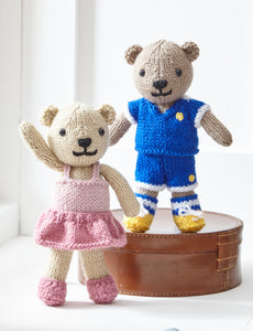 King Cole My Little Bears Knitting Pattern Book 1 – Bear Family