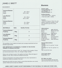 Load image into Gallery viewer, James C. Brett Knitting Pattern Children&#39;s Blankets in Flutterby Chunky JB197