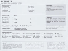 Load image into Gallery viewer, King Cole DK Baby Double Knitting Pattern Babies Pram & Cot Blanket 3703