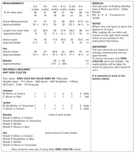 Load image into Gallery viewer, King Cole Double Knitting Pattern - Baby Sweater Jacket Hat & Blanket (4889)