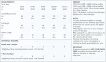 Load image into Gallery viewer, King Cole Urban Knitting Pattern Ladies Cardigans (4332)