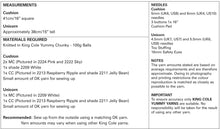 Load image into Gallery viewer, King Cole Yummy Knitting Pattern - Unicorn Cushion & Toy (9087)