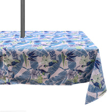 Load image into Gallery viewer, https://images.esellerpro.com/2278/I/206/303/parrot-parasol-zip-tablecloth-turquoise-1.jpg
