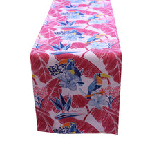 Load image into Gallery viewer, https://images.esellerpro.com/2278/I/206/511/parrot-table-runner-pink-1.jpg