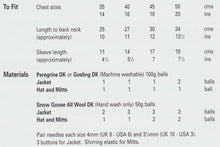 Load image into Gallery viewer, Peter Gregory Double Knitting Pattern - 7212 Baby Jacket Hat & Mittens