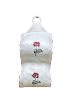 Load image into Gallery viewer, Poppy Embroidered Fabric Toilet Roll Holder