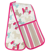Load image into Gallery viewer, https://images.esellerpro.com/2278/I/215/632/scottie-dogs-stripes-double-oven-glove-1.JPG