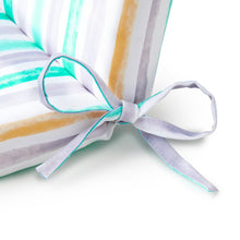 Load image into Gallery viewer, https://images.esellerpro.com/2278/I/206/795/summer-green-stripe-chair-pad-close-up-2.jpg