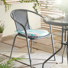 Load image into Gallery viewer, https://images.esellerpro.com/2278/I/206/795/summer-green-stripe-round-d-seat-pad-in-situ.jpg