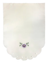 Load image into Gallery viewer, Flora Cream Embroidered Flower Arm Caps or Chair Back (4 Colours)