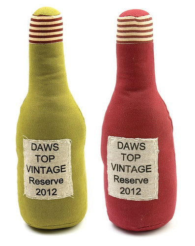 Wine Bottle Doorstop - 1.5 kg (Green or Red)