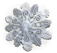 Load image into Gallery viewer, Snowflake Design Festive 8&quot; Doilies (4 Colours)