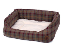 Load image into Gallery viewer, Petface Luxury Country Check Dog Bed Puppy Basket (Various Sizes)