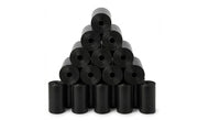 Pack of 15 Dog Poo Bag Rolls Strong Black Pet Waste Bags