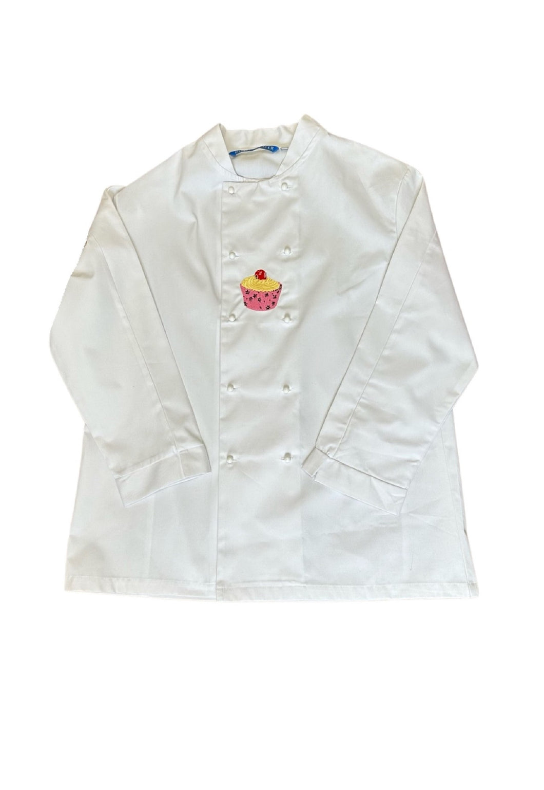 Embroidered Cupcake Bakers Chefs Jacket 44” Large