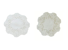Load image into Gallery viewer, Pack of 4 Embroidered Floral Doilies Cream or White (3 Sizes)