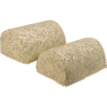 Load image into Gallery viewer, Traditional Floral Jacquard Pair of Arm Caps or Chairback (Various Colours)