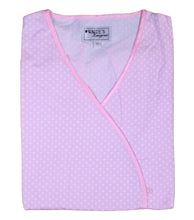 Load image into Gallery viewer, Ladies Combed Cotton Polka Dot Pyjamas S - XL (Aqua or Pink)