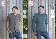 Load image into Gallery viewer, King Cole Knitting Pattern 5308 &amp; Big Value Super Chunky Yarn Bundle