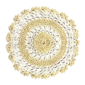 Arran Round Crochet Doilies - Pack of 6 (4 Sizes)