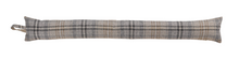 Load image into Gallery viewer, Grey/Beige Kildare Check Fabric Draught Excluder (4 Sizes)