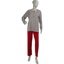 Load image into Gallery viewer, Ladies 100% Cotton Valentines Heart Pyjamas Set (Small - Large)