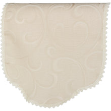 Load image into Gallery viewer, Scroll Design Jumbo Chairback with Lace Trim 24&quot; x 19&quot; (Cream or Gold)